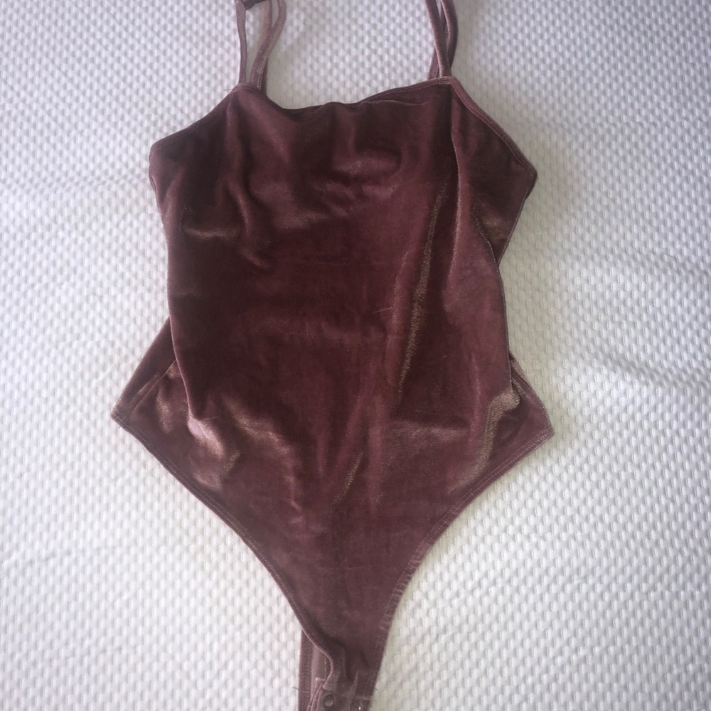 Suede Bodysuit
